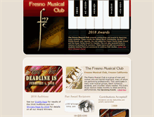 Tablet Screenshot of fresnomusicalclub.org